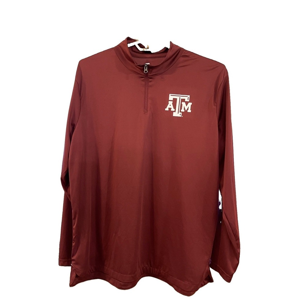 Fanatics Texas A&M Aggies 1/4 Zip Performance Pullover Men's 3XL Maroon NCAA